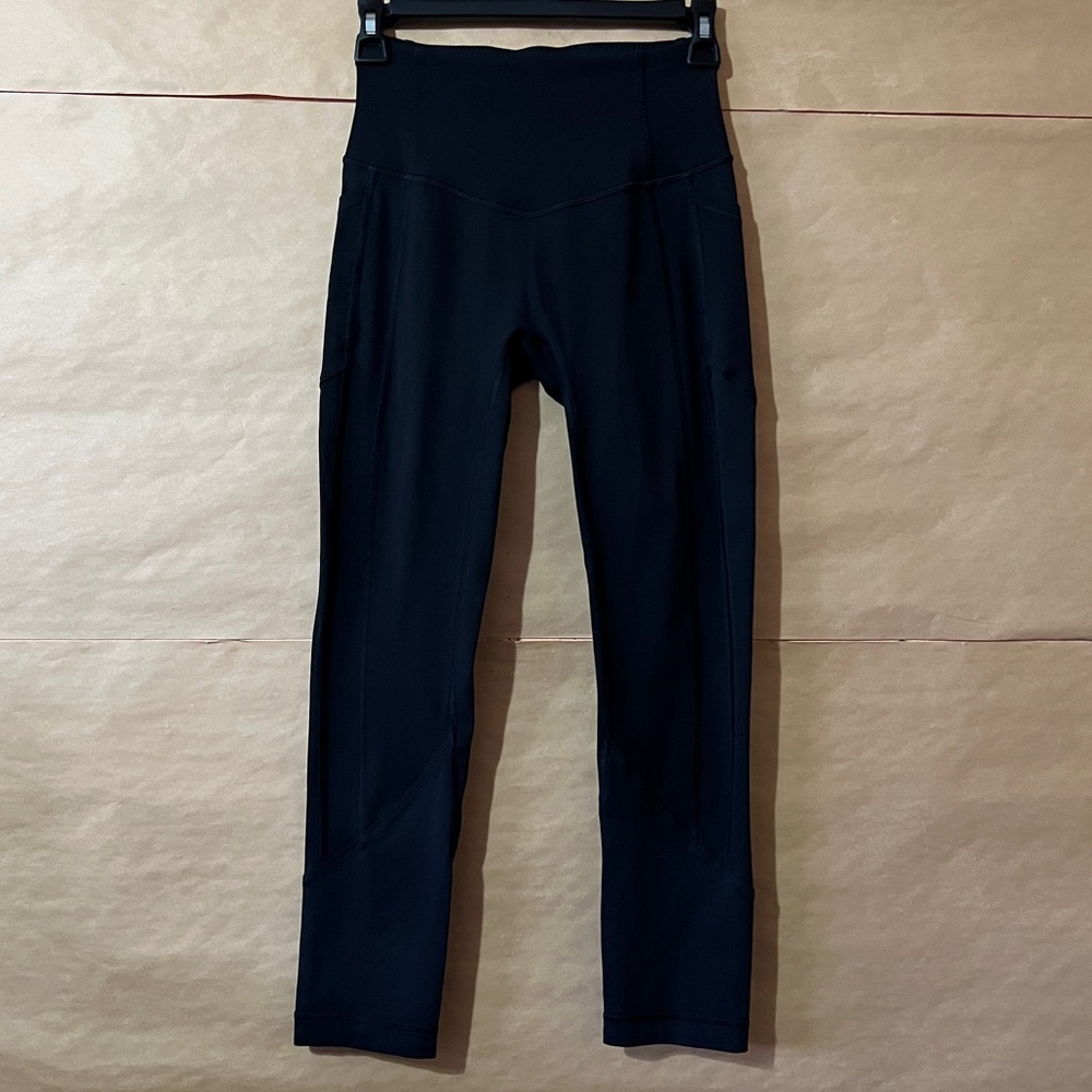 Lululemon | All The Right Places Crop Pant II *23” Leggings Pocket Black Size 4